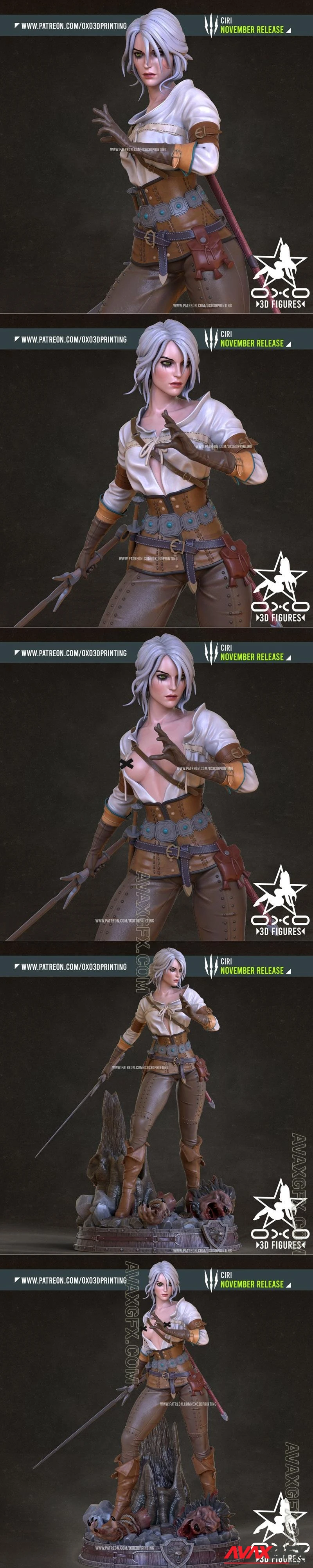 OXO3D - Ciri - STL 3D Model