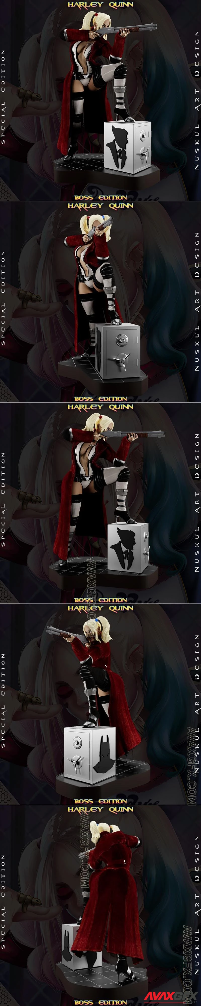 Nuskul Art - Boss Version Harley Quinn - STL 3D Model