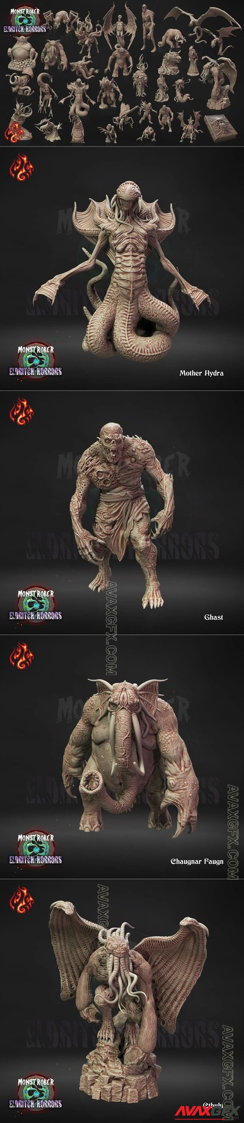 Crippled God Foundry - Monstrober V - Eldritch Horrors - STL 3D Model