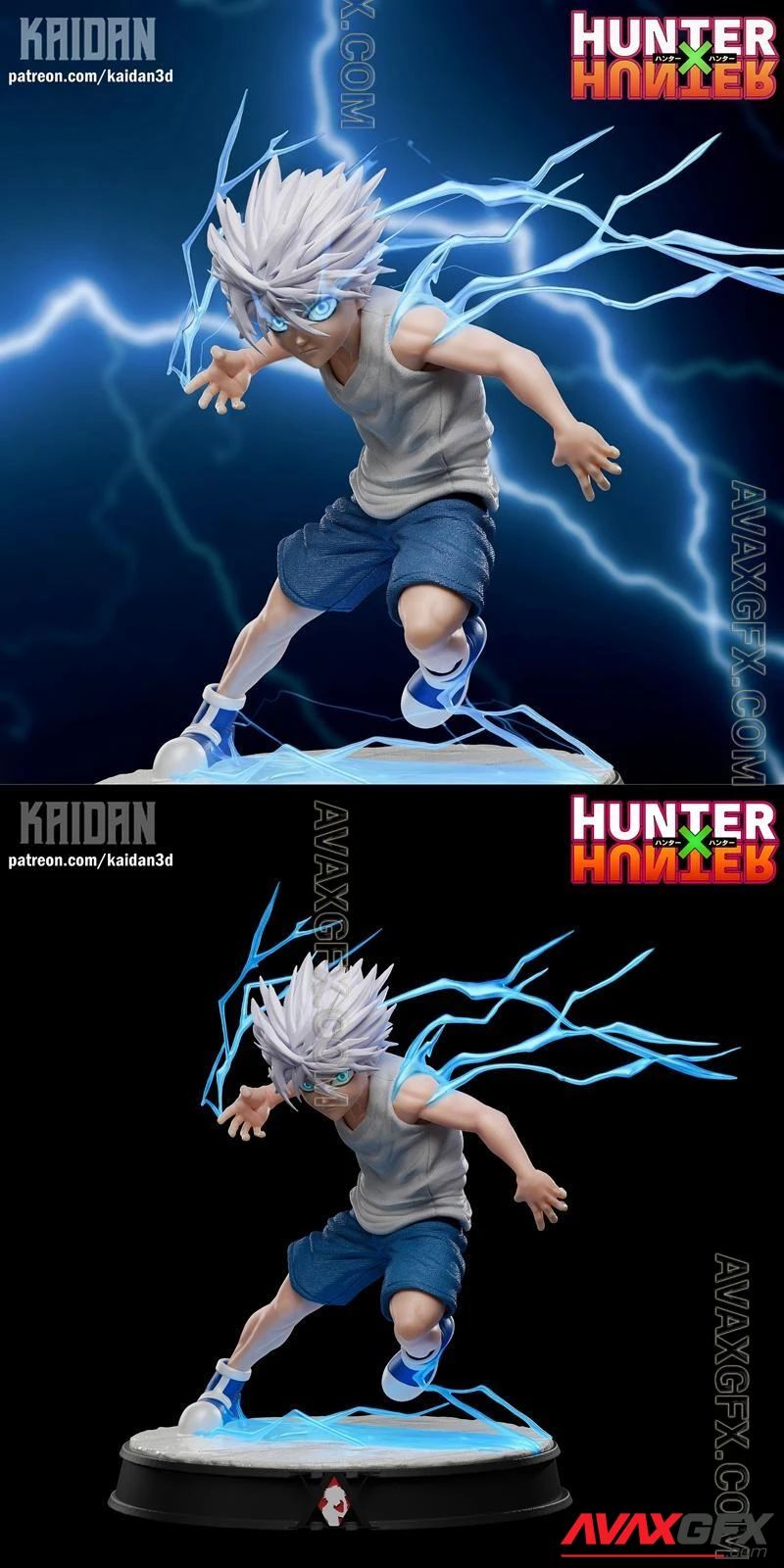 Individual Figure - Killua Zoldyck - STL 3D Model