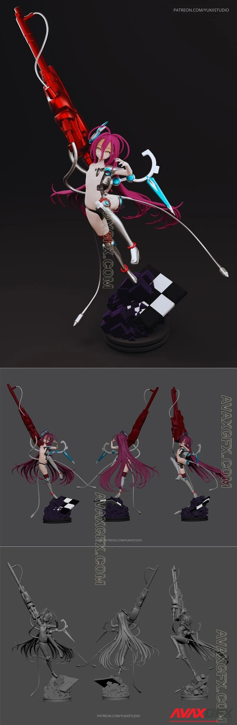 Yuki Studio - Schwi Dola - STL 3D Model