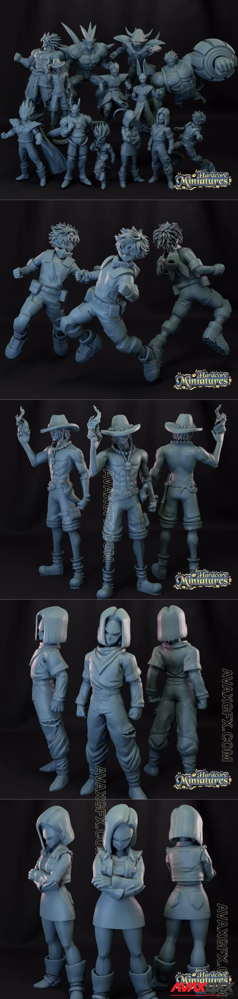 Hardcore Miniatures November 2022 - STL 3D Model