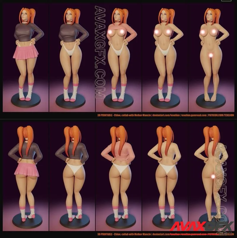 Texelion - Chloe - STL 3D Model
