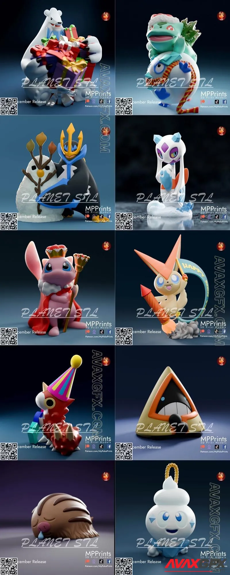 MyPokePrints December 2023 - STL 3D Model