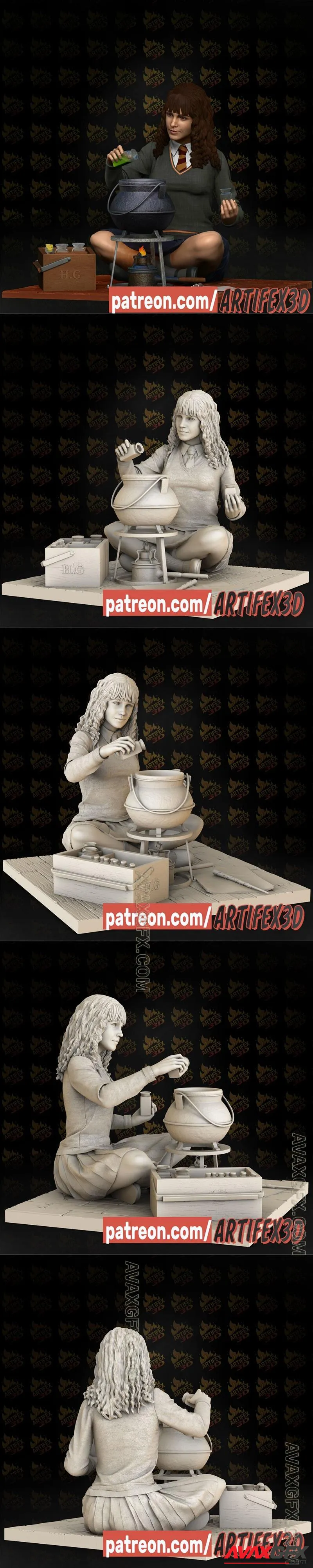 Artifex3d - Hermione - STL 3D Model