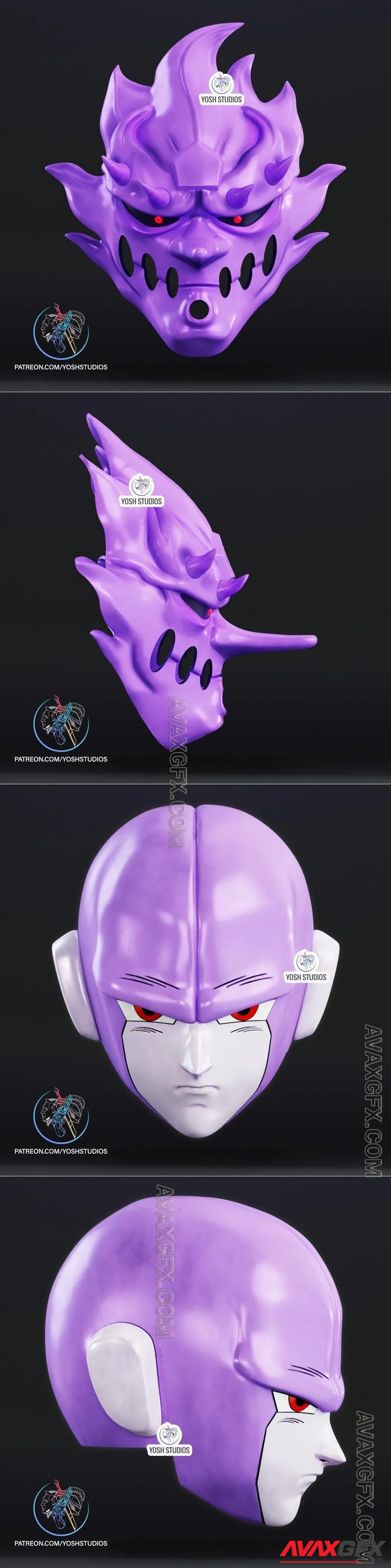 Naruto Susano Mask and Hit DBZ - STL 3D Model