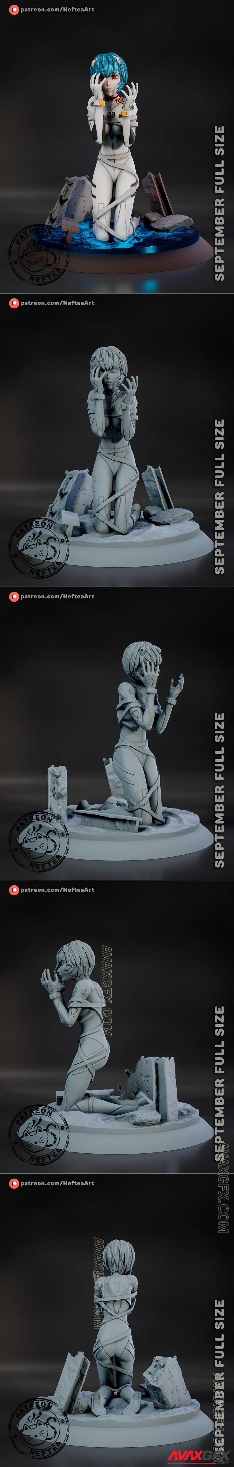 Neftea - Rei Ayanami - STL 3D Model