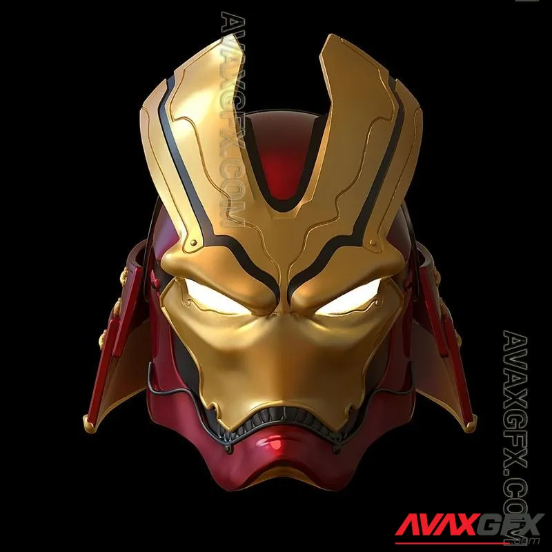 Iron Man Samurai - STL 3D Model