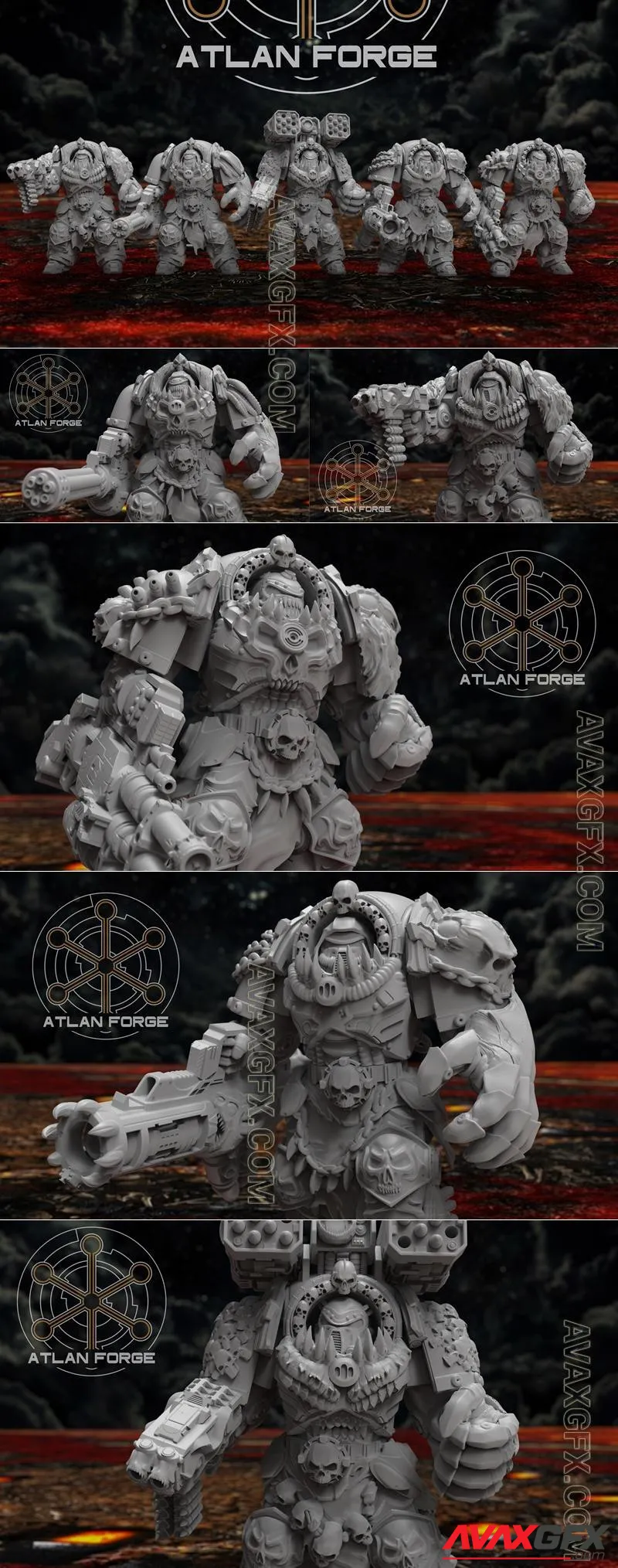 Atlan Forge - Hades Thanatoi - STL 3D Model