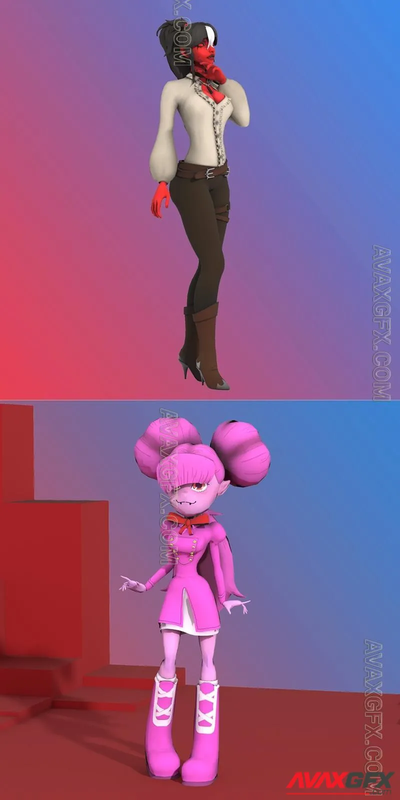 Eve - Magical Girl Gamejam 8 and Marina Original Character - STL 3D Model