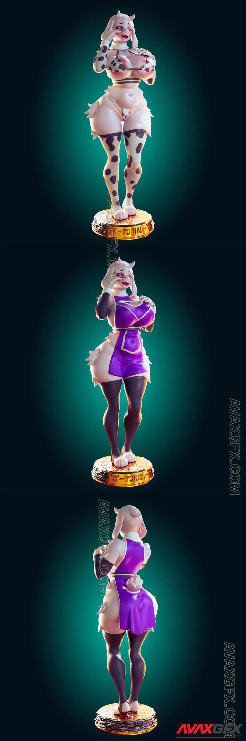 Officer Rhu - Toriel - STL 3D Model