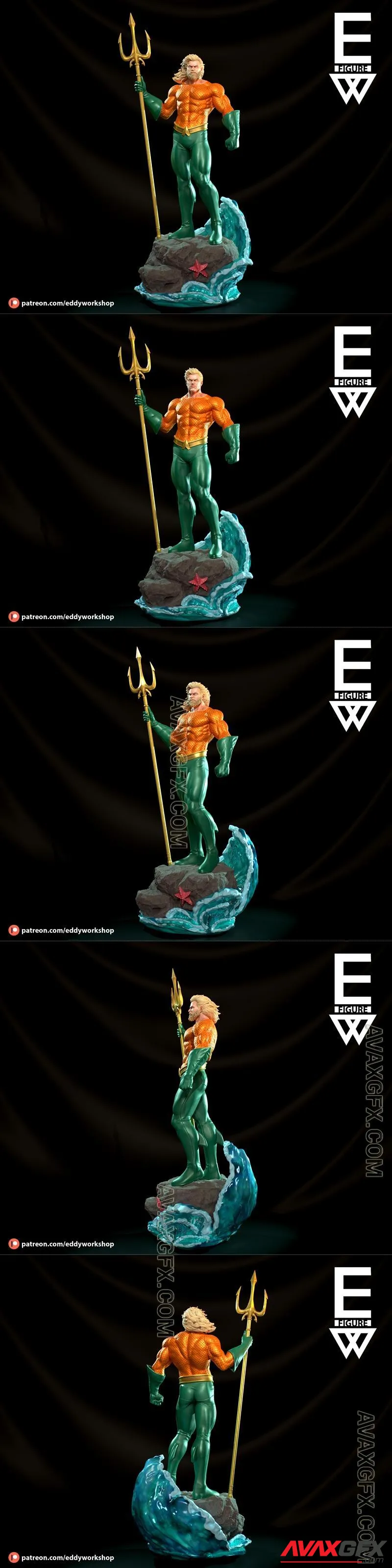 Eddy Workshop - Aquaman - STL 3D Model