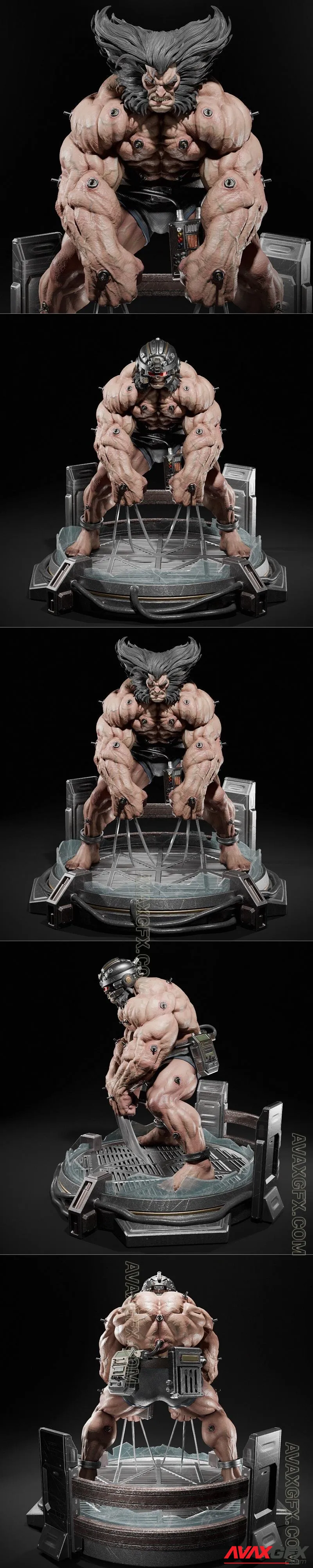 Ca 3d Studios - Wolverine (Weapon X) - STL 3D Model