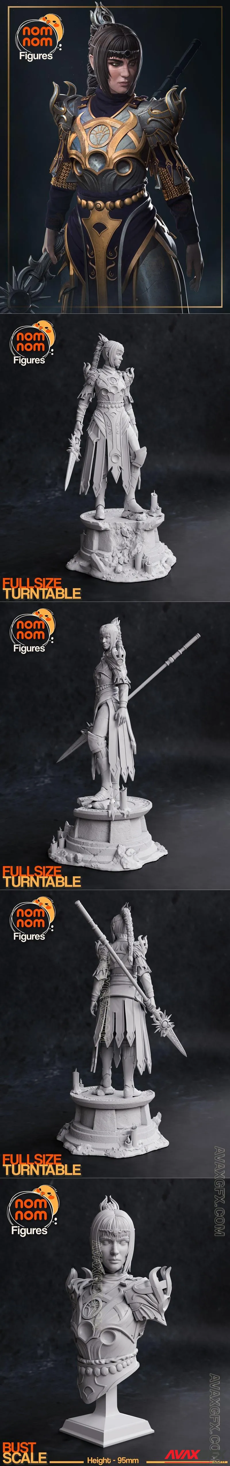 Nomnom Figures - Shadow Heart from Baldur Gate - STL 3D Model