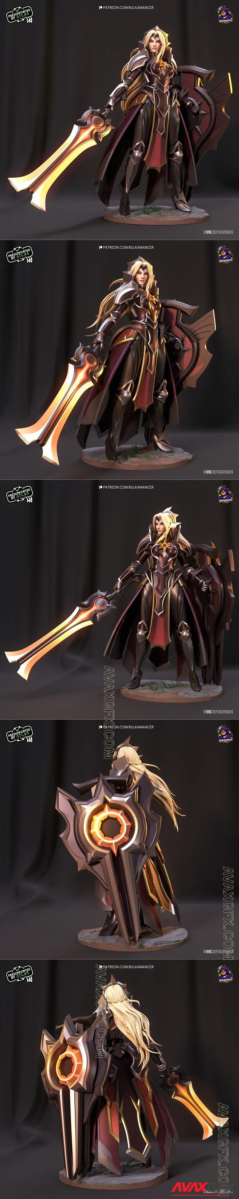 Bulkamancer Sculpts - Leona - League of Legends - STL 3D Model