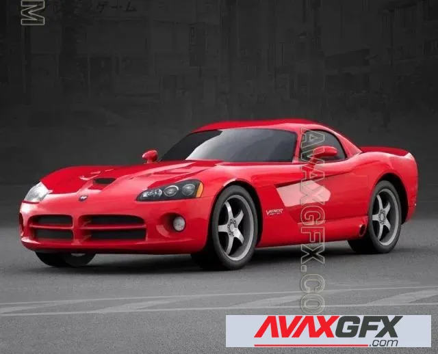 Dodge Viper SRT10 2010 - 3D Model