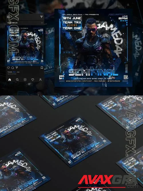 E-Sport Flyer Template