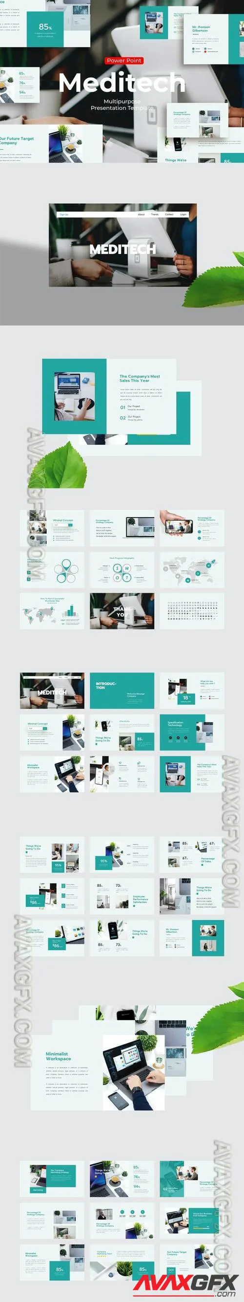 Meditech - PowerPoint Template