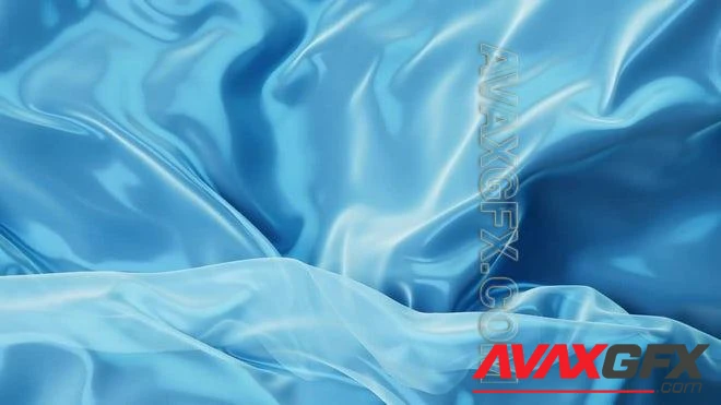 MA - Smooth Blue Waving Cloth Background 1440452