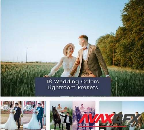 18 Wedding Colors Lightroom Presets - 6DGXMFH