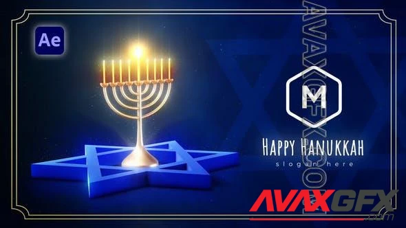Hanukkah Festival Logo Reveal 49662891 Videohive