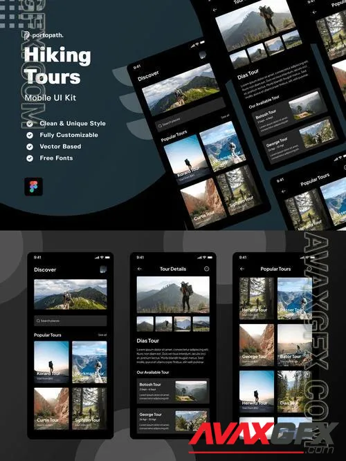 Hiking Tours Mobile Apps 8KZKCTD