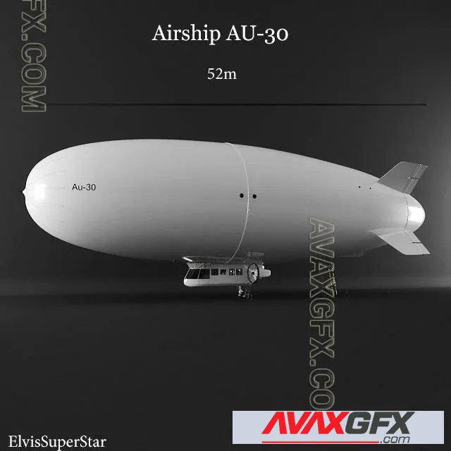 Airship AU-30 - 3D Model