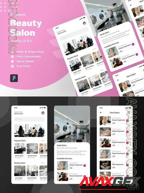 Beauty Salon Mobile Apps ZWSQELB