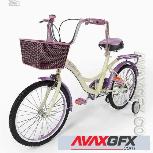 Children bicycle - 3D Model