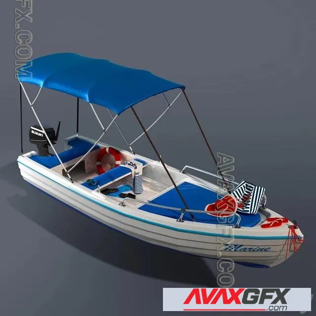 Leisure boat - 3D Model