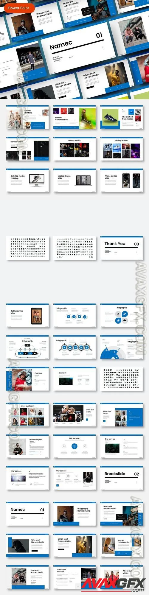 Namec - Business PowerPoint Template