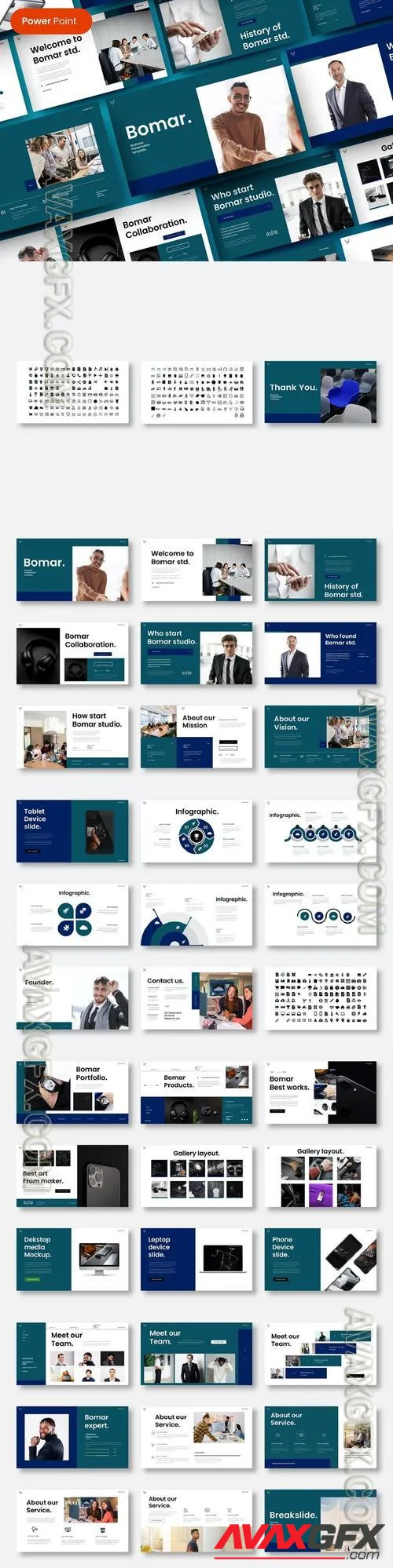 Bomar - Business PowerPoint Template