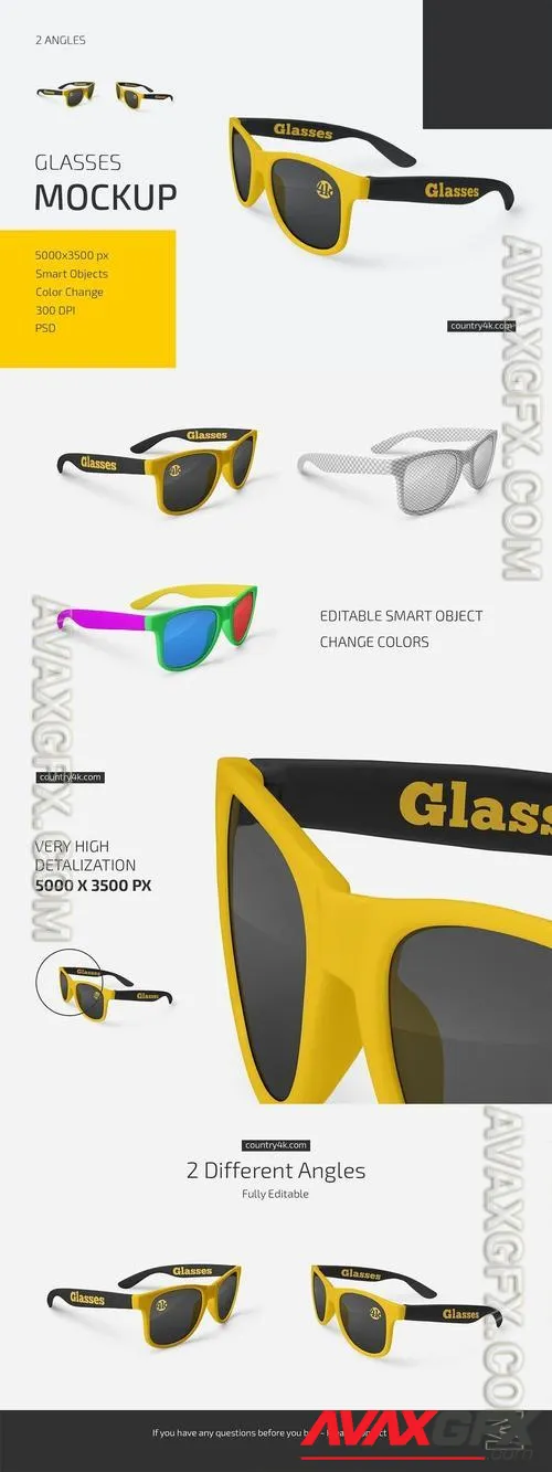 Glasses Mockup Set