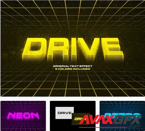 Retro Arcade Text Effect - 91874140