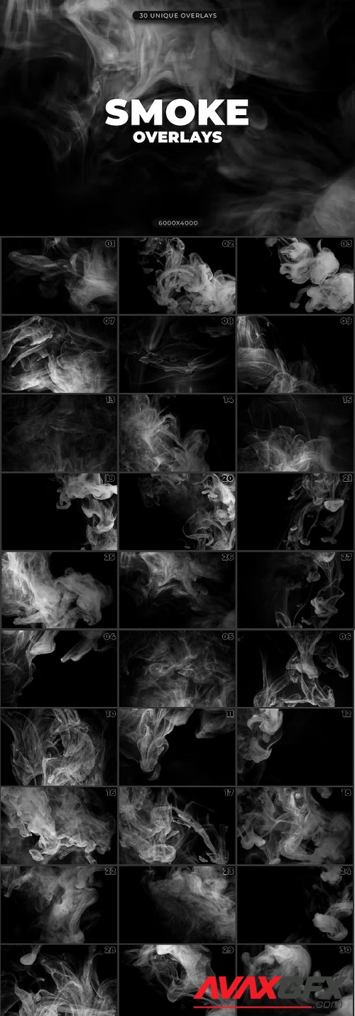 30 Smoke Overlays - A6LDF8R