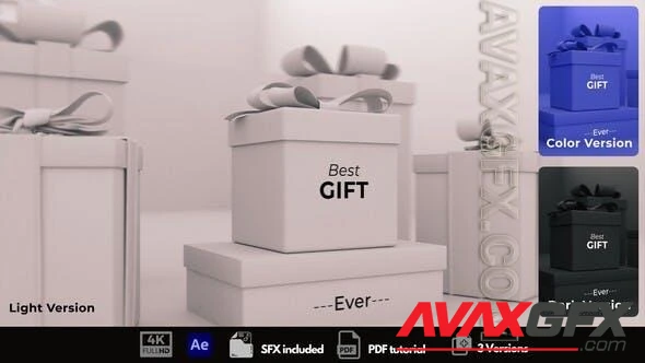 Gift Box Intro 49656830 Videohive