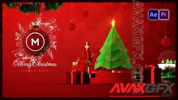 Christmas Tree Logo Reveal 49723557 Videohive