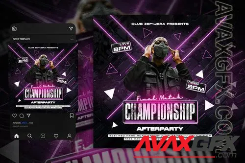 E-Sport Flyer Template