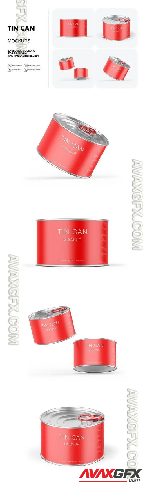 Tin Can Mockups