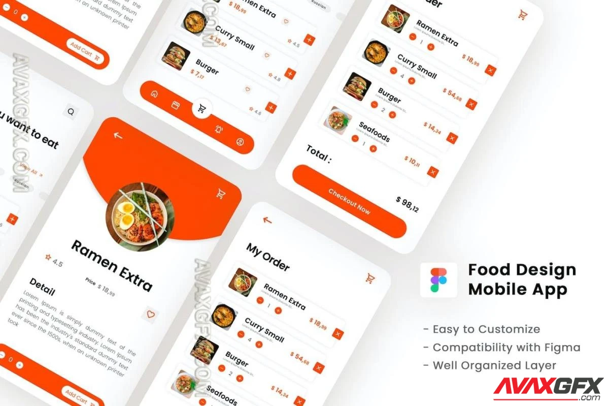 Food Design Mobile App A9DBXA5