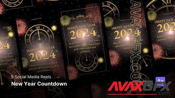 Social Media Reels - New Year Countdown After Effects Template 49717916 Videohive