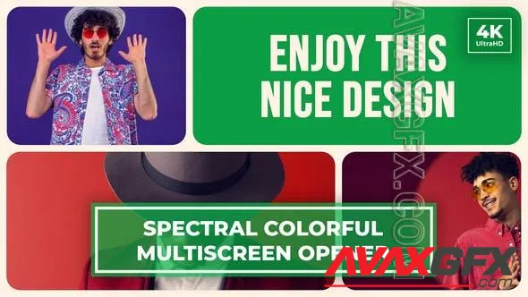 Multiscreen Slideshow | Split Screen Opener | Minimalistic 49661286 Videohive