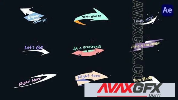Arrow sketch titles [After Effects] 50040242 Videohive