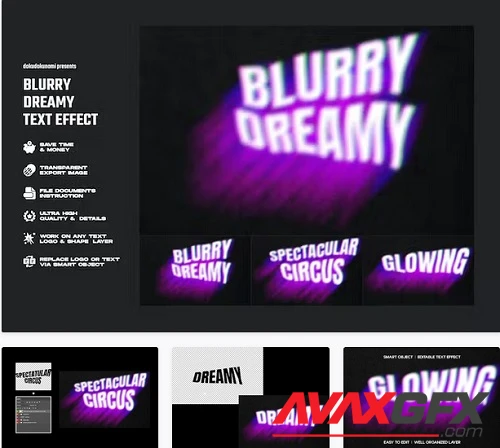 Blurry Dreamy Text Effect - CYA3J44