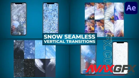 Snow Seamless Vertical Transitions | After Effects 49881054 Videohive