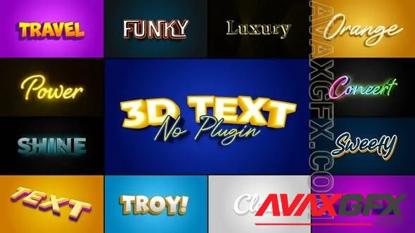 3D Text Effects 49680322 Videohive