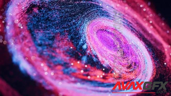 MA - Swirling Neon Spiral Galaxy 1439904
