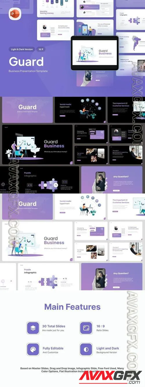 Guard Business PowerPoint Template