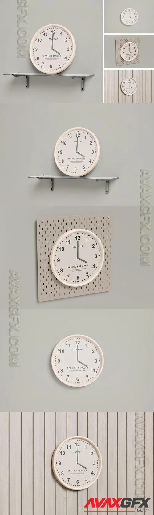 Wall Clock Mockup