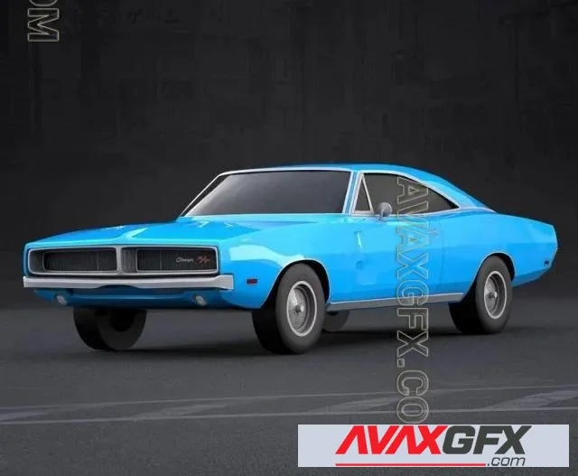 Dodge Charger RT 1969 - 3D Model